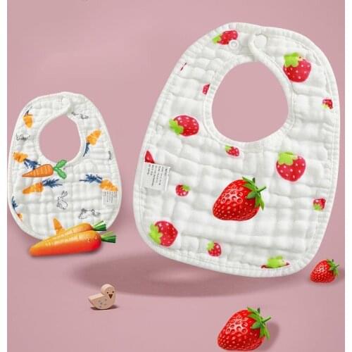 2Pcs Waterproof Baby Bibs Cartoon Cotton Bib Newborns Bibs Burp Cloth Baby Scarf Bandana Bibs For Children Boys Girls Baby Stuff