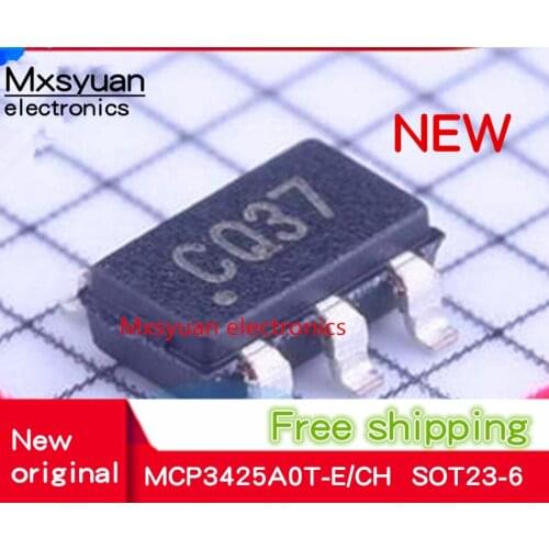 5pcs~20pcs/LOT MCP3425A0T-E/CH MCP3425AOT-E/CH SOT-23-6 MCP3425A0T Analog-to-digital conversion chip 100% NEW Original In stock