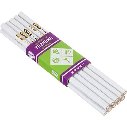 500pcs Wooden Point Pen Wax Picker Pencil White Nail Art Pen Rhinestone Gems Picking 3D Design Paint Pencil Nail Dotting Tool