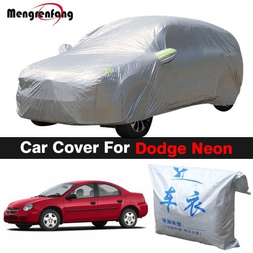 Outdoor Car Cover Anti-UV Sun Rain Ice Snow Protection Auto Cover Dust Proof For Dodge Neon 1993-2021