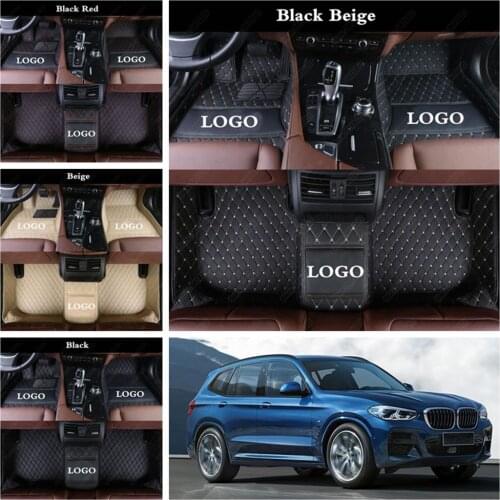 Auto Leather Floor for BMW Mat X3 E83 F25 G01 M XDrive25i XDrive28i XDrive30i Car Carpet Cover Dust-proof Automobile Floor Mats