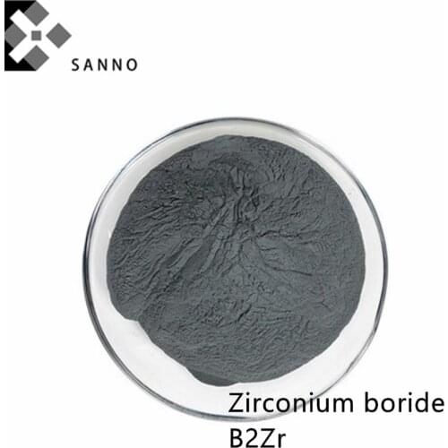 Free shipping Zirconium boride B2Zr powder with high purity fine ZrB2 zirconium diboride powder for high temperature ceramic