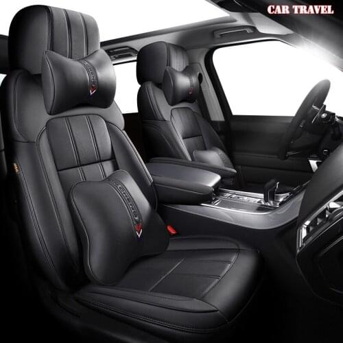 CAR TRAVEL custom leather car seat cover for Volvo S80 XC60 S60 C30 C70 V60 V40 XC90 XC40 XC60 XC-Classic S90 S60L car seat