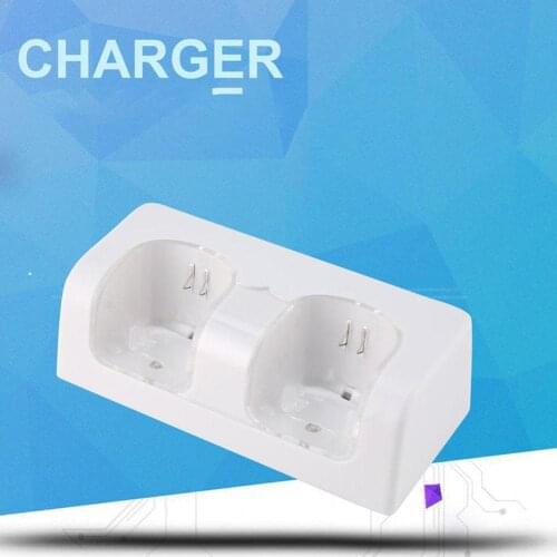 Battery Charger Dock For Nintendo WII Gamepad Battery Dual Pack Station Charging Controller Chargers Battery Dock Remote T2P3