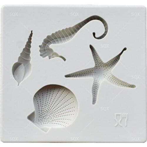 Conch Fondant Cake Baking Molds,Cake Decorating Tools Pastry Tools Kitchen Accessories MR03