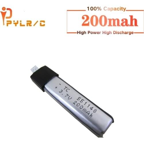 HOT 1 Pcs 3.7V 200mAH Lipo Battery for WL V911 RC Helicopter Spare Part NEW