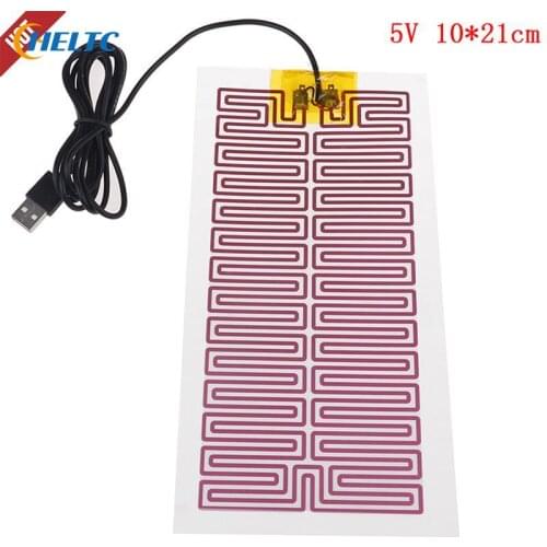 USB 5/12V Heating Heater Pad Massage For Warming Body Foot Winter Portable Warm Plate For Mouse Pad Shoes Golves Health Care