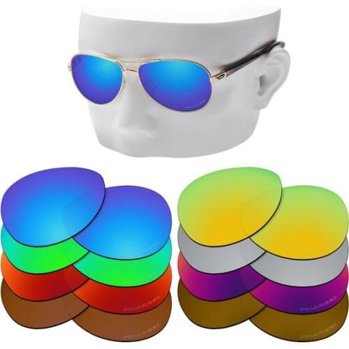 OOWLIT Anti-Scratch Replacement Lenses for-Oakley Feedback Etched Polarized Sunglasses