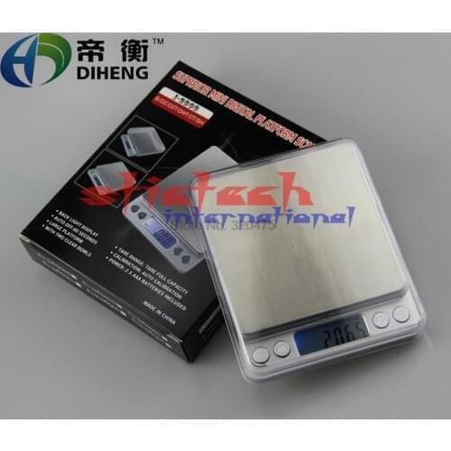 By dhl or ems 100pcs 500g x 0.01g Mini Digital Scale Jewelry Weighting Scale Electronic and LCD Display g/ oz/ ct/ gn Precision