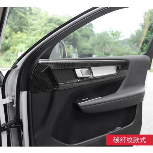 Fit for Volvo xc40 inner door bowl handle decorative frame for Volvo xc40 interior modification door handle