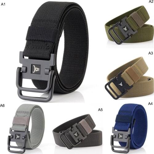Men Combat Tactical Designer Belts For Jeans Pants Solid Casual Nylon Belt Canvas Belt Military Equipment Army Belt
