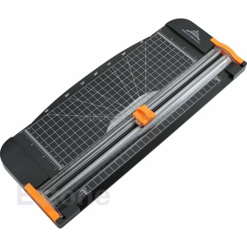 Paper Cutter Trimmer Jielisi 909-5 A4 Guillotine Ruler Paper Cutter Trimmer Cutter Black-Orange Jy19 19 Dropship