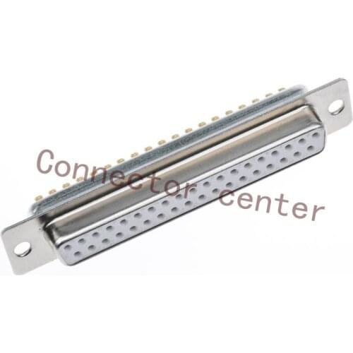 High Quality D-SUB DB Connector 37PIN 2-ROW Female Gold Planted 2U DSUB