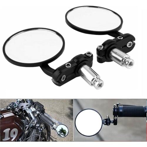 Motorcycle Mirrors Bar End Mirror Rear View Handlebar End Mirror For honda xr 150 cbf 600 st1300 cr cbr1100xx st 1300 xr 400