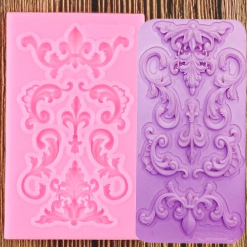 Sugarcraft 1 Piece Border Silicone Mold Fondant Mold Cake Decorating Tools Chocolate Gumpaste Mold