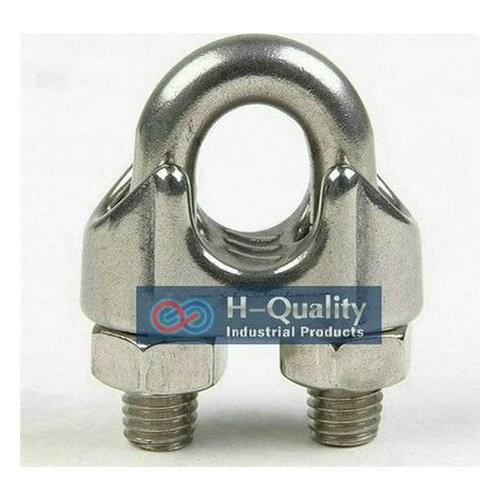 Free Shipping Wholesales Rigging Hardware 304 Stainless Steel M2 Wire Rope Clips