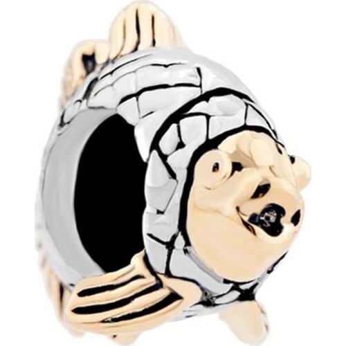 Wholesale 10 Pieces Women Jewelry, DIY Beads Marine Life Starfish Fish Turtle Frog Shell Dolphin Crab Amulet Bead