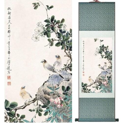 YanBolong Bird and flower painting home office decoration painting living room painting No.040207