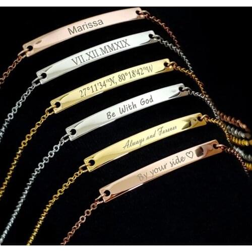 Lateefah Engraved Bracelets