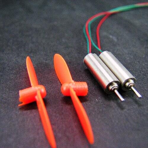 Micro Model plane motor Hollow cup motor 4mm with 30mm Propeller