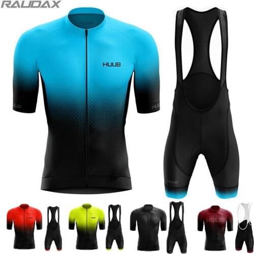 HUUB Mens Pro Team Cycling Clothing MTB Bike Jersey Quick-Dry Ropa Ciclismo Hombre Maillot Racing Bicycle Clothes Cycling Set