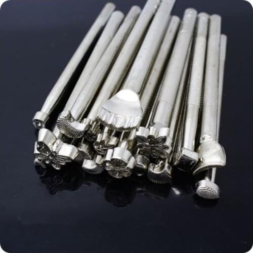 New tool Hot sale 20pc DIY Leather Working Saddle Making Tools Set Carving Leather Craft Stamps new tool super quality