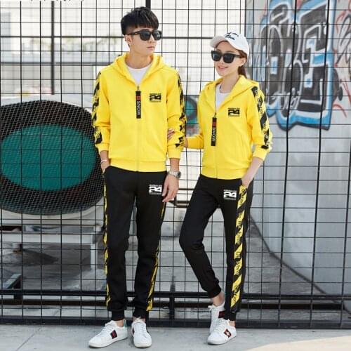 Herbalife clothes 2021 new couple sports suit mens large plus casual running sportswear womens two-piece fitted Hoodie