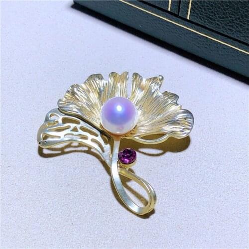 Gorgeous Brooch Pin Mountings Base Findings Jewelry Settings Parts for Pearls Beads Stones Crystals Agate Coral 10pcs/lot