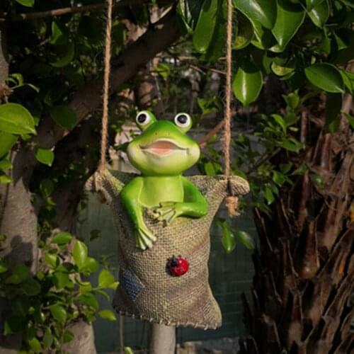 Frog charm outdoor balcony garden layout landscaping gardening animal decor craft furnishing articles rustic home decor CL31205