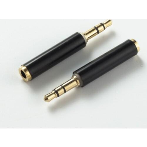 Gold Plated 3.5mm Audio Adapter Converter 3Pole TRS Male to 4 Pole TRRS Female Stereo Audio Connector For Microphone