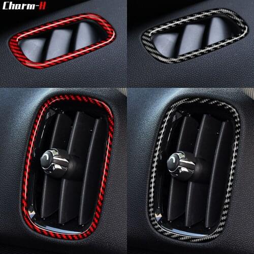 Carbon Fibre Air Conditioning Outlet Vent Cover Trim for MINI Countryman F60