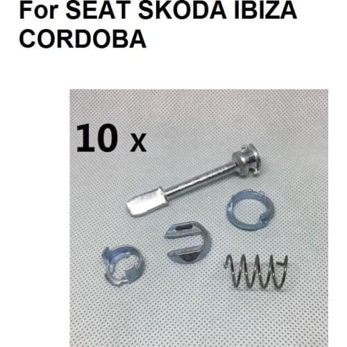 X10 Door Lock Barrel Repair Kit,Front Left Or Right For SEAT SKODA IBIZA CORDOBA