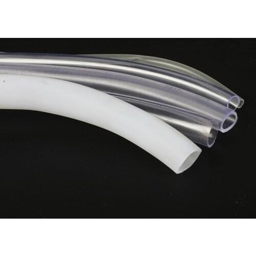 1 meter Transparent Food Grade Silicone tube Flexible Garden Rubber hose Aquarium Soft Tubing Hose