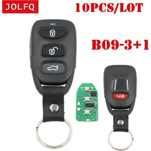 10pcs/lot KD B09-3+1 KD900/KD900+/KD200/URG200 Remote Control 3+1/ 4 Button Smart Car Key Fob Remote KD Key B09-3+1