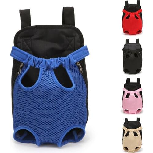 2020 New Kangaroo Easy-Fit Dog Bag Pet Carrying Breathable Adjustable Front Puppy Dog Carrier Fashion Legs Out Dog Backpack