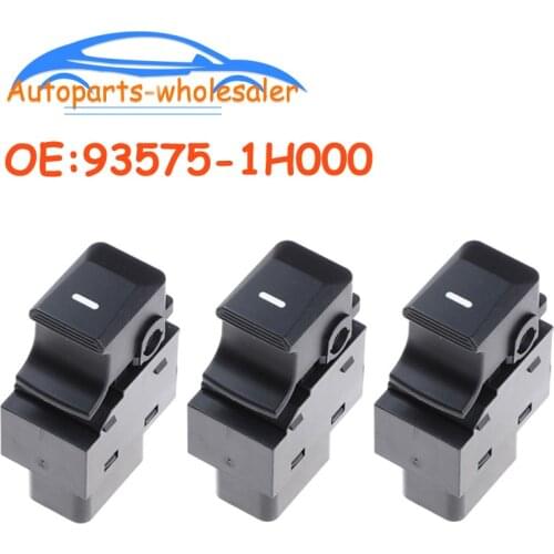 3 pcs/lot For Kia Sportage Door Window Switch Window Lifter Switch 93575-1H000 935751H000 Car Accessories