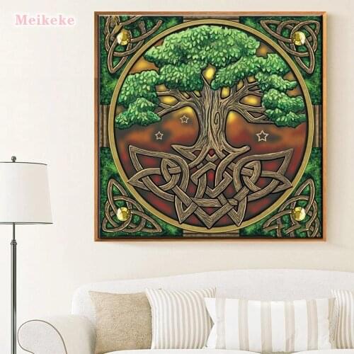 Full Square/Round Drill 5D DIY Diamond Painting "Religious Mandala" 3D Rhinestone Embroidery Cross Stitch 5D Decor Gift