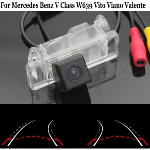 Car Intelligent Parking Tracks Camera FOR Mercedes Benz V Class W639 Vito Viano Valente Car Reverse Camera / Rear View Camera