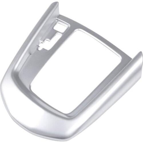 Free Shipping For Mazda CX-3 2018 1PC Matte Silver ABS Chrome Car Center Control Gear Shift Panel Cover Trim Molding Car Styling