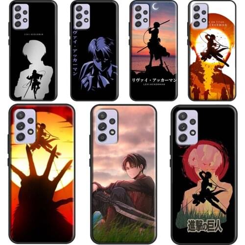 Levi Ackerman Attack on Titan For Samsung Galaxy A12 A32 A52 A72 A51 A71 A31 A11 A02S A20S A50 A70 A20e A21S Phone Case