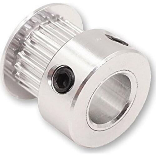GT2 Aluminum Timing Pulley 16/20 Teeth, Bore 5mm 8mm, Synchronous Wheels Gear Part For Width 6mm 10mm, For 3D Printer Parts
