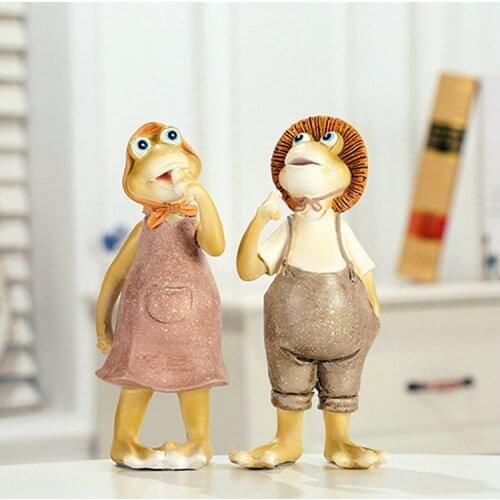 Garden Style Handicraft FROG ORNAMENT Creative Resin Home Decoration Living Room Decoration Frog Lovers