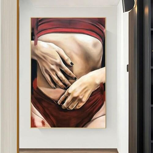 Sexy Woman Buttocks Body Art Posters and Prints On Canvas Painting Wall Pictures for Living Room Home Bedroom Decoration Cuadros