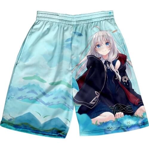 The Journey of Elain 3D Print Summer Holiday Women/Men Elastic Waist Streetwear Streetwear Beach Shorts