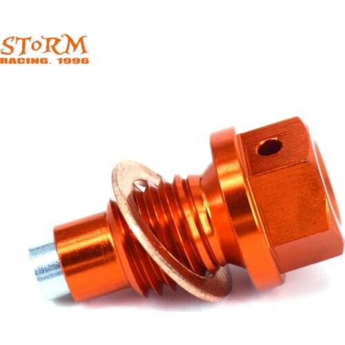 M12*12MM*P1.5MM Magnetic Frame Oil Drain Plug Bolt For KTM SX SXF EXC EXCF XC XCF 125-530 SMR SMC ENDRO ADVENTURE R DUKE 450-690