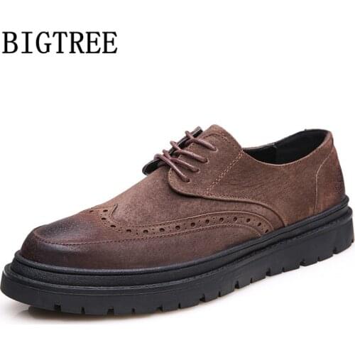 Mens Shoes Casual Formal Dress Brogue Shoes Men Brand Mens Shoes Genuine Leather Zapatos De Hombre Tenis Masculino Adulto Bona