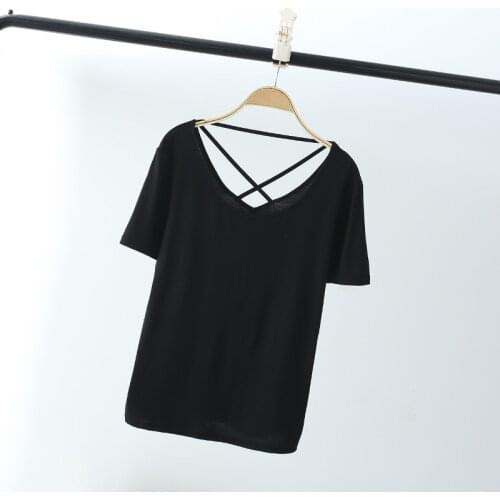 New Fashion loose casual breathable womens soft T-shirt