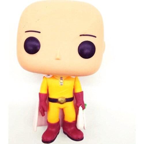 One Punch Man Saitama Model Toy Vinyl Doll Action Figure Animation Character Collection No Box Finished Goods Loose