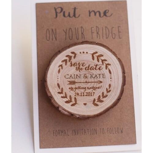Custom arrow with names Wood Save the date Magnets, rustic wedding favors, Rustic wedding Magnets,Rustic Wedding Magnet