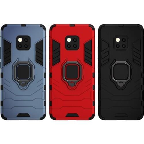 Shockproof Armor Case For Huawei Mate 20 Pro Case Ring Holder Stand Phone Back Cover For Huawei Mate 20 pro 20pro Mate20Pro capa